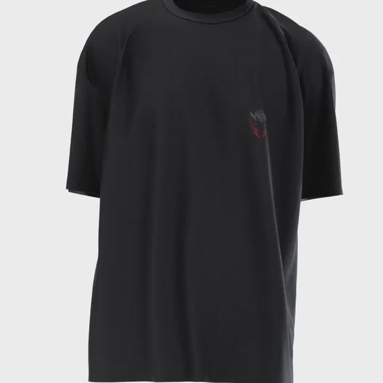 Video of black Darkside Grooming tshirt