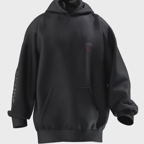 Video of black Darkside Grooming hoody