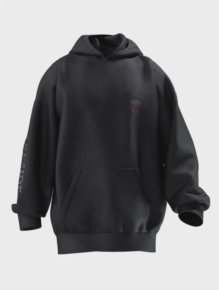 Video of black Darkside Grooming hoody